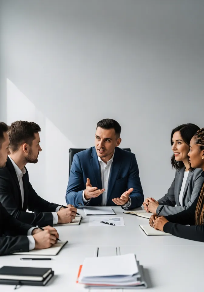 equipe de especialistas em análise imobiliária